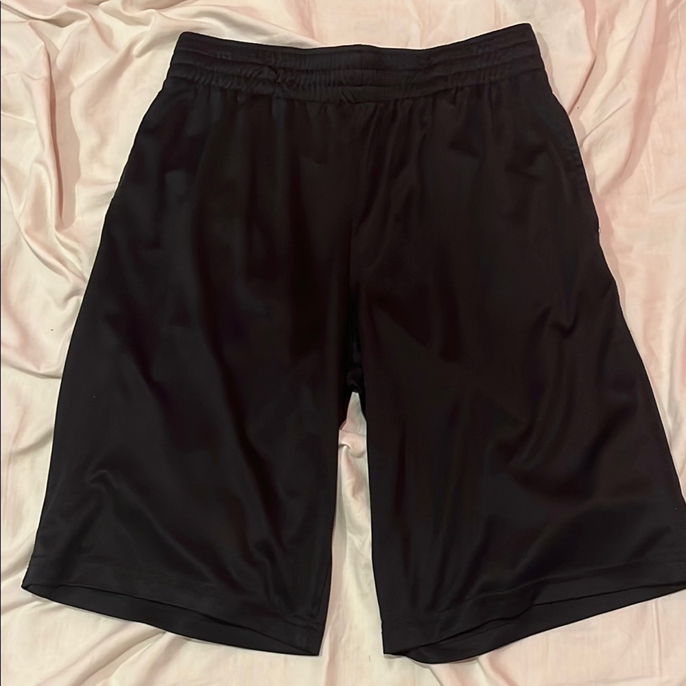 Cat & Jack Plain Black Athletic Shorts with Pockets
